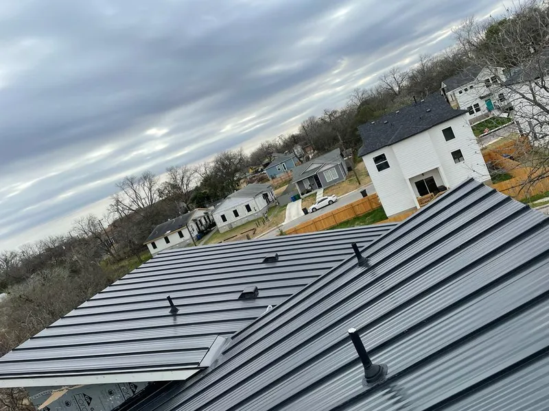 Standing seam metal roof panels with vents for Skylight Repair in Yarmouth